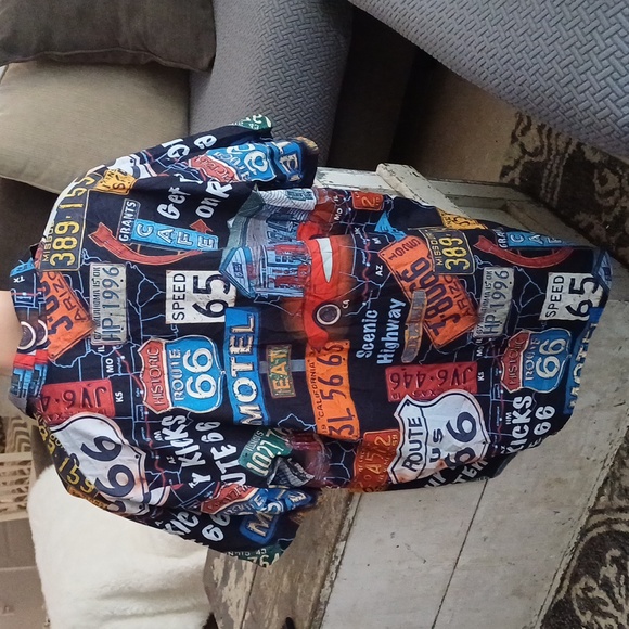🔥🔥🔥Route 66 Scenic highway landmarks Hawaiian style shirt 2XL catch the waves - Picture 12 of 12